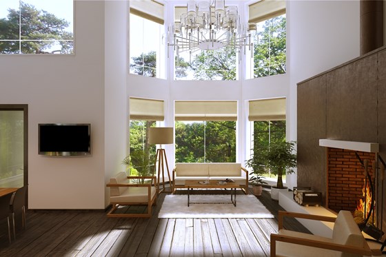 Дизайн интерьера и визуализация: Коттедж