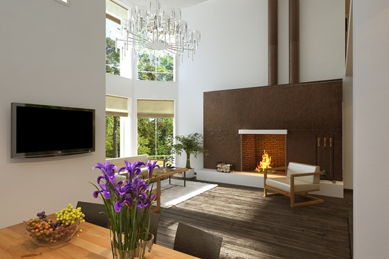 Дизайн интерьера и визуализация: Коттедж